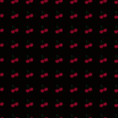 Summer fruit seamless cherry pattern for fabrics and packaging and linens and kids and wrapping paper and hobbies