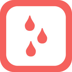 Obraz premium Water Drop Icon
