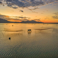 Fototapeta na wymiar Lap An lagoon, Thua Thien Hue, Vietnam