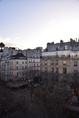 Morning view in winter Pais, France, 2019