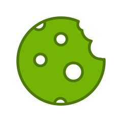 Cookie With Fine Chips Icon