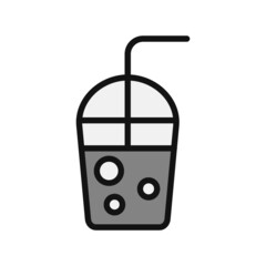 Milkshake With Straw Icon