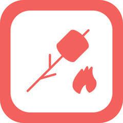 Inclined Marshmallow Icon