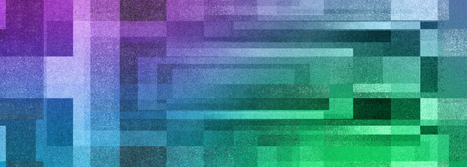 Abstract glitch art block shape background image.