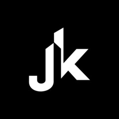 Letter JK logo icon design template