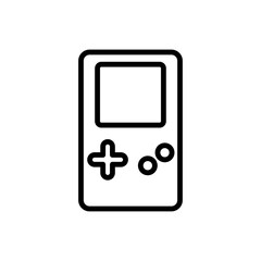 Game simple icon vector. Flat design