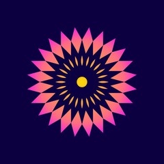 Geometric abstract symbols, beautiful ornament designs, floral background decorations, single star patterns, ribbons, fireworks, starflakes, starbursts, mandalas, logos, icons, vector templates. Suita