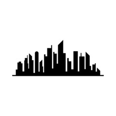 Fototapeta premium city skyline silhouette design vector