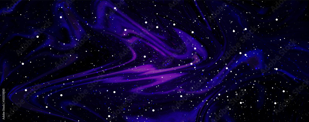 Canvas Prints modern colorful realistic galaxy vector background