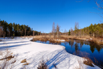 Hassleby Silverån Nature reserve in Sweden