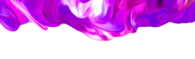 Modern colorful flow poster. Wave liquid shape in purple color background