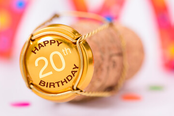 congratulations to 20th Birthday