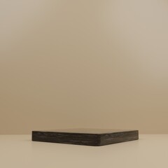 Product display podium decorated for social media