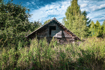 abandoned village houses