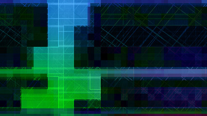 Abstract glitch art background image.