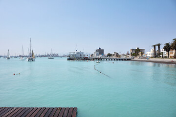 The district of La Punta is one of the seven that make up the constitutional province of Callao on the central coast of Peru. It limits to the North, South and West with the Pacific Ocean and to the E