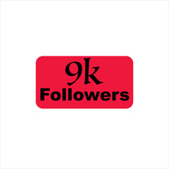 9k followers Red vector, icon, stamp, logo illustration