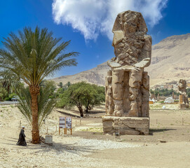 Colossi of Memnon, Luxor, Egypt, Africa