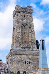 Obraz premium Monument to Freedom commemorating battle at Shipka pass in 1877-1878 in Bulgaria