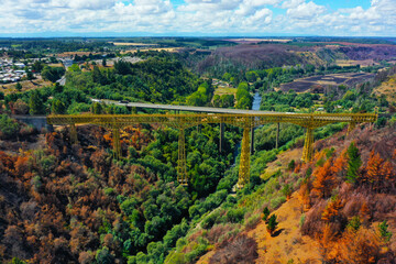 Malleco Viadukt Chile | Luftbilder vom Malleco Viadukt in Chile 