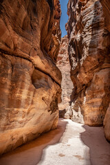 Views of the lost Nabatean city of Petra in Jordan