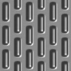 Non slip metal seamless pattern. 3d illustration.