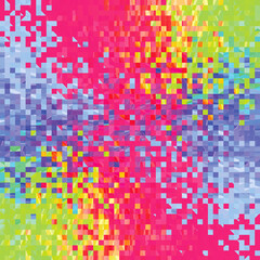 Abstract background with multicolored mosaic pattern