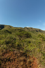 Natural landscape in Serra do Rola Moça, city of Belo Horizonte, State of Minas Gerais, Brazil