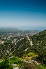 view from the top of the mountain