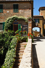 Fototapeta na wymiar Lucignano d'Asso, Siena. Toscana, Italia