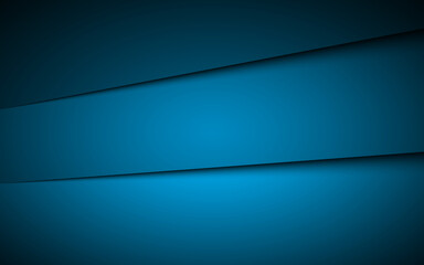 Abstract background with blue layers above each other. Modern design template for your business. Simple illustration