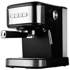 coffee machine isolated on white