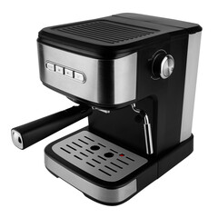 coffee machine isolated on white