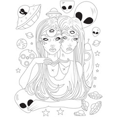 funny stoner coloring page