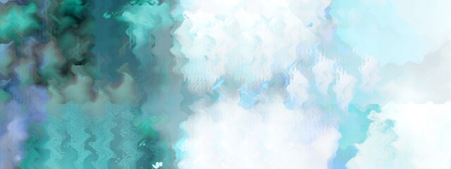 Fototapeta na wymiar Abstract wavy glitch art background image.