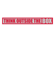 Think outside Logo 