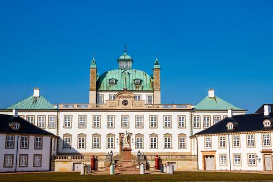 Fredensborg Palace in Denmark. Danish Royal Family's spring and autumn residence