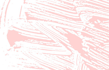 Grunge texture. Distress pink rough trace. Fabulou