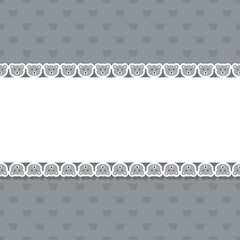 Koala with frame for banner, poster, and greeting card