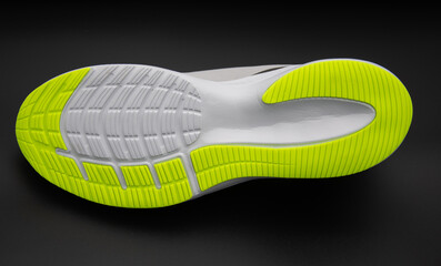 sole model for new green sneakers