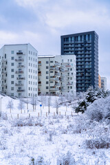 New buildings in Rinkeby