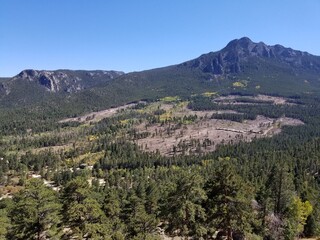 view of the mountains