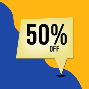 50% discount promotion