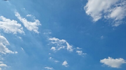 blue sky with clouds