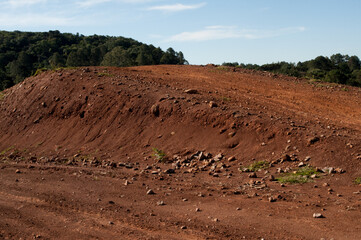 photograph of a motocross track