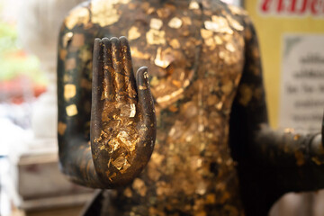 close-up buddha background