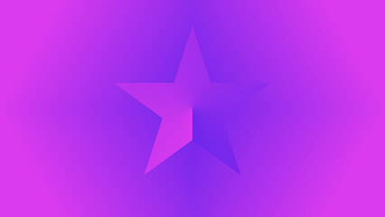 purple star on gradient background