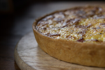 Western foods in a small bistro.