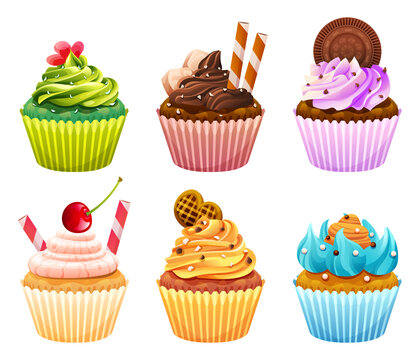 Cupcakes Cartoon Images – Browse 103,361 Stock Photos, Vectors, and Video |  Adobe Stock