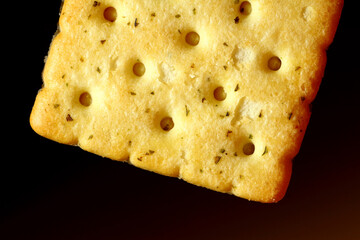 Square shape vegetables biscuits